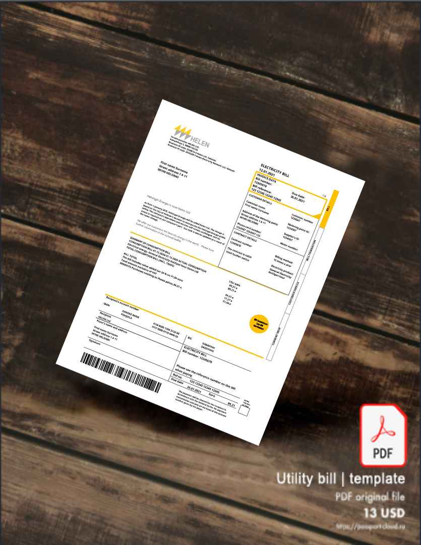 Utility bill | Albanian Power | Albania